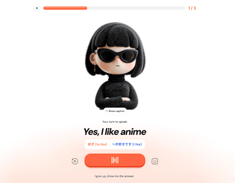 Practice Speaking/Writing with AI Roleplay