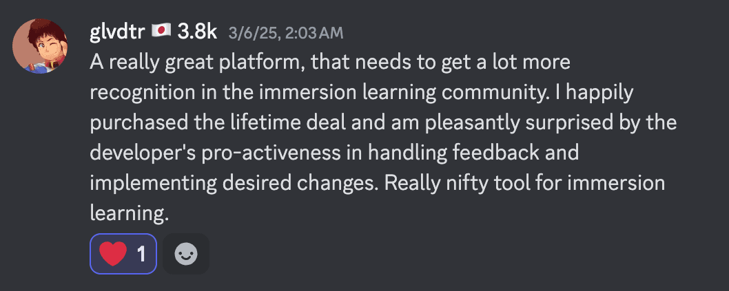 Discord Testimonial 2