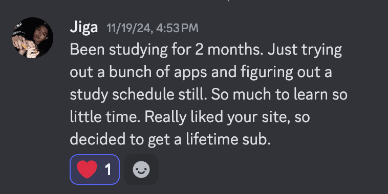 Discord Testimonial