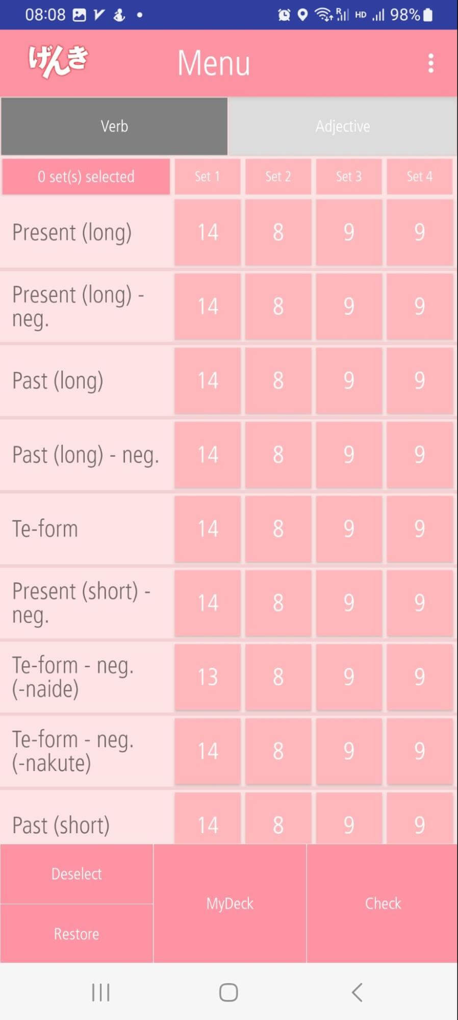 Genki app screenshot 1