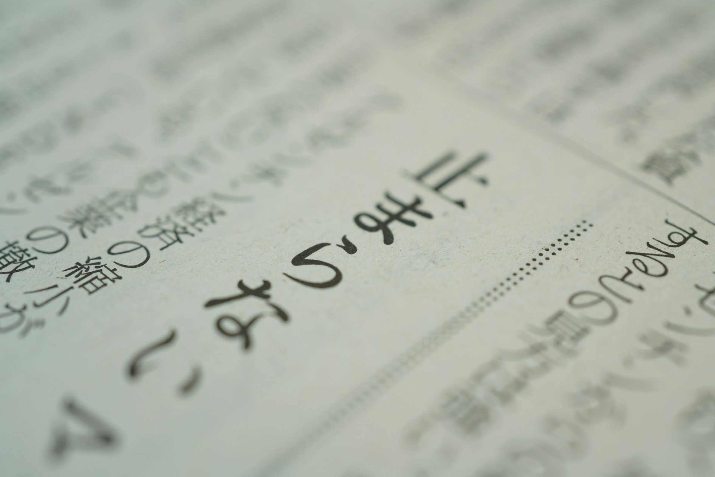 student learning japanese