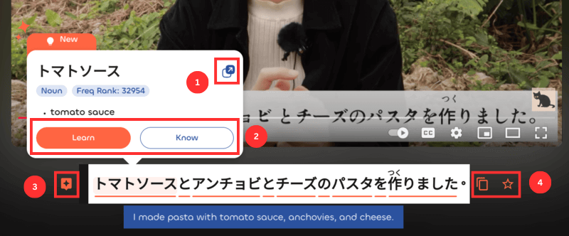 HayaiLearn Tools: smart sentence